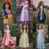 European & American Light Luxury Princess Dress: Snow White, Belle, Aurora Styles - Short Sleeve, Long Design for Kids