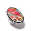 Spiny Oyster Gemstone 925 Sterling Silver Gift Jewelry Ring Size 7