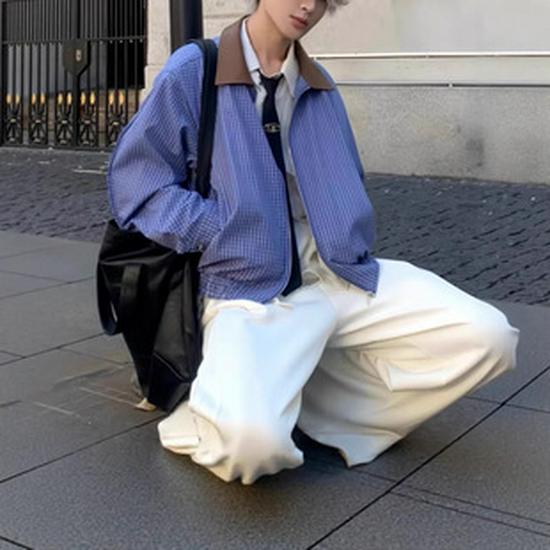 Men's Retro Baseball Pilot Jacket: Trendy 2025 Spring/Autumn Outerwear