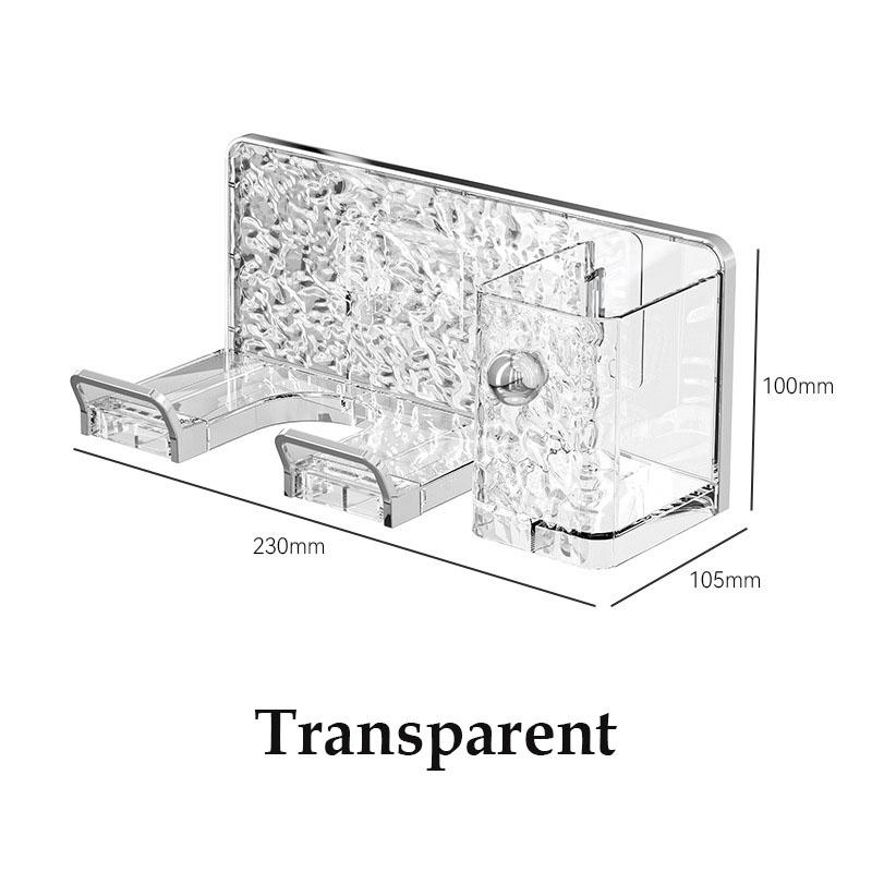Настенный держатель для фена, держатель для выпрямителя, держатели для сушилок Dyson, подходящие для всех типов фенов, органайзер для ванной комнаты