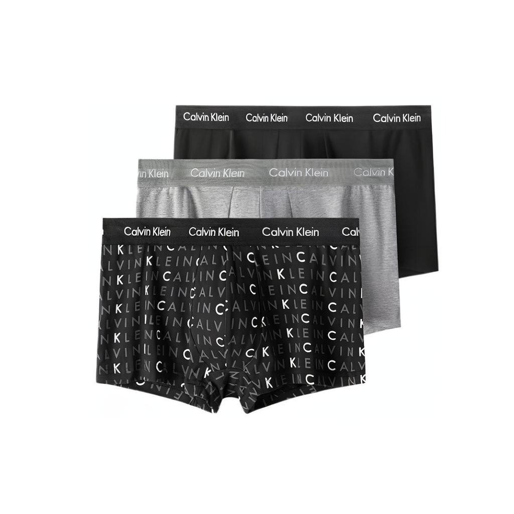 Calvin Klein Современные боксеры с поясом Gravity для мужчин, 3 шт., разноцветные (унисекс) Боксеры U2664G YKS
