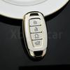 Auto Key Fob Shell For Hyundai I30 Ix35 KONA Encino Solaris Azera Grandeur Ig Accent Santa Fe Palisade TPU Car Key Case Cover