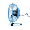 Pullman - Mini Ventilateur De Bureau Usb - Portable, Léger, Orientable - En Métal Bleu