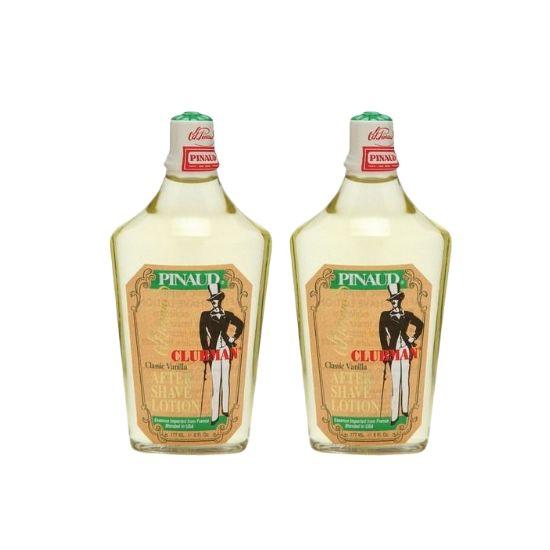Clubman Pinaud Classic Vanilla After Shave Lotion 177ml × 2 Packs