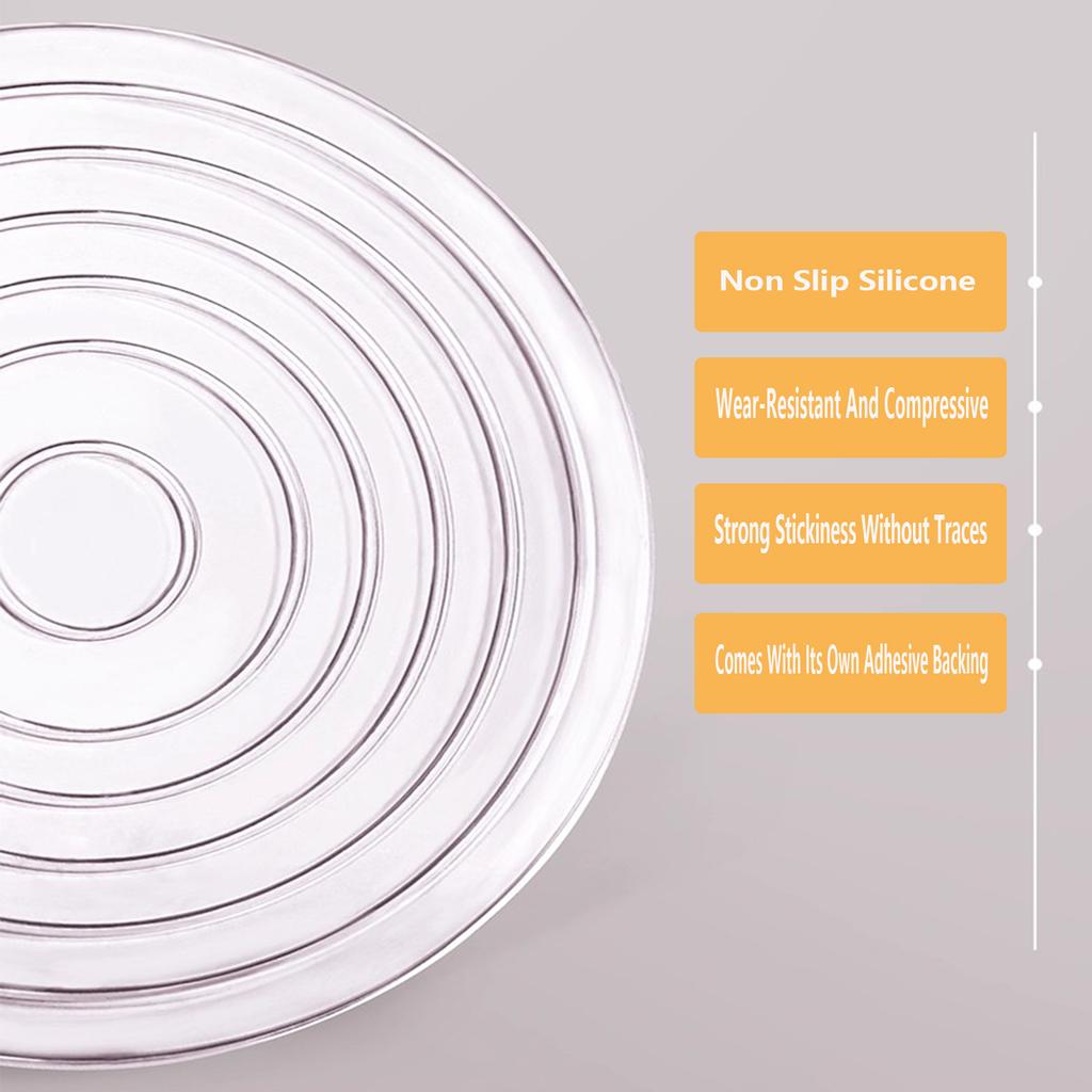 4 шт. Силиконовые нескользящие накладки, предотвращающие перемещение, коврики для ножек стола, ножки кровати, противоскользящие фиксаторы, прозрачные антивибрационные накладки, мебельные прокладки