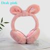 Winter Warm Earmuffs Folding Fur Earmuffs Cute Bow Fluffy Ear Warmer Earmuffs Earflap Winter Accesso