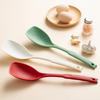 1pcs Multifunctional Silicone Spatula Spoon Household Frying Spatula High Temperature Resistant Anti-scald Kitchen Cooking Spoon