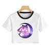 Футболка Sailor Moon Cold Moon от Sailor Moon, новая короткая футболка, женская сексуальная футболка с пупком
