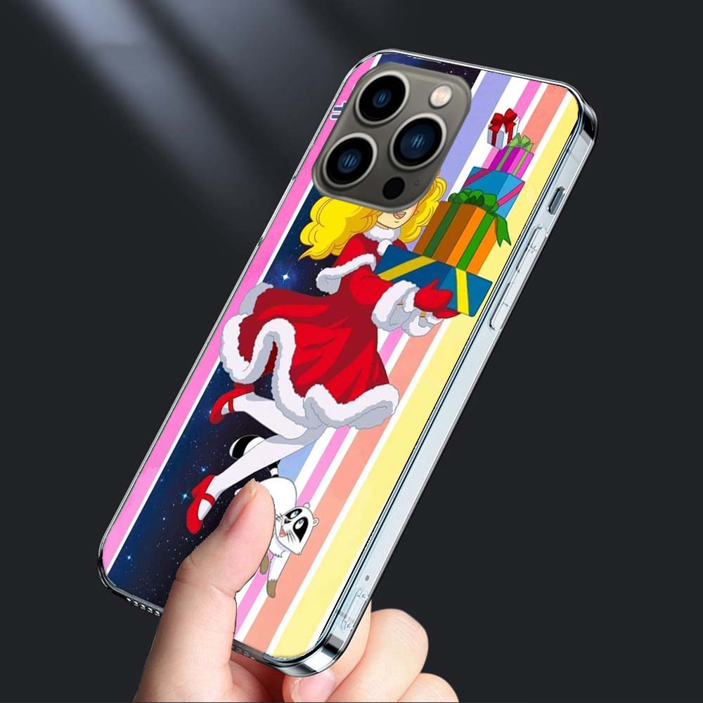 Чехол для телефона Candy Candy 90s Anime для iPhone 16E 15 Pro 14 Plus 17E 16 17 Pro Max Air 11 12 13 Mini Ударопрочный Capa Милый чехол