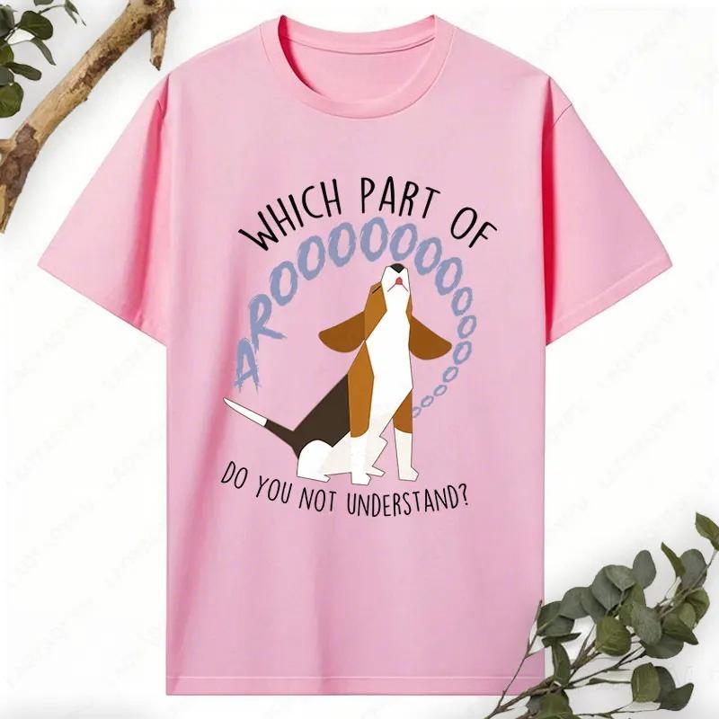 Beagle Women Funny Dog Arooo Lover Cute Printed Tshirt Pet Tops Kawaii Casual Summer Casual Women Tshirt Soft Clothing