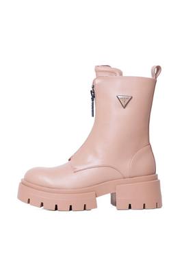 Guess Женские ботинки бежевые рабочие на молнии Leila 36 EU