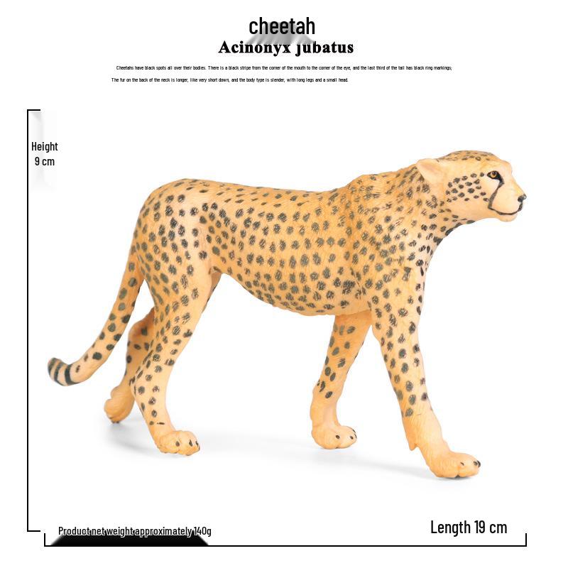 Набор фигурок диких животных: Ягуар, Гепард, Африканский Леопард для Детей