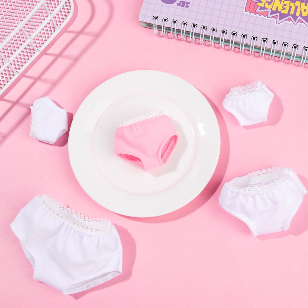 Материалы DIY Кукольный домик Украшения Игрушки Аксессуары Кукольные трусики Мини-одежда Трусики для кукол