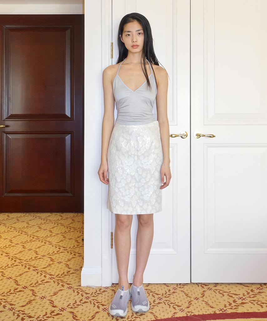 Nuanu Sirin Skirt_Silver