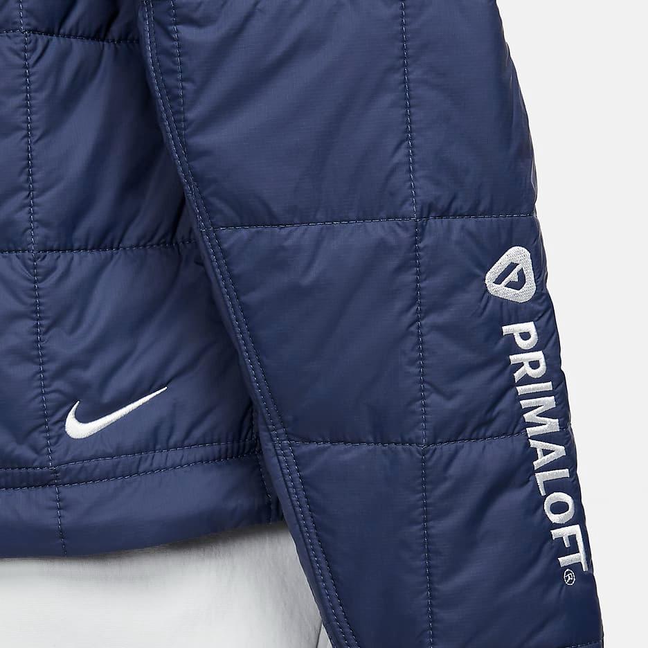 Nike ACG Therma-FIT Rope De Dope Однотонная куртка на молнии с воротником-стойкой Повседневная куртка Женская куртка Грозово-синяя FN1944-437