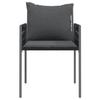 VidaXL Garden Chairs with Cushions Set of 4 Black 54x61x83 Cm Rattan 3187089