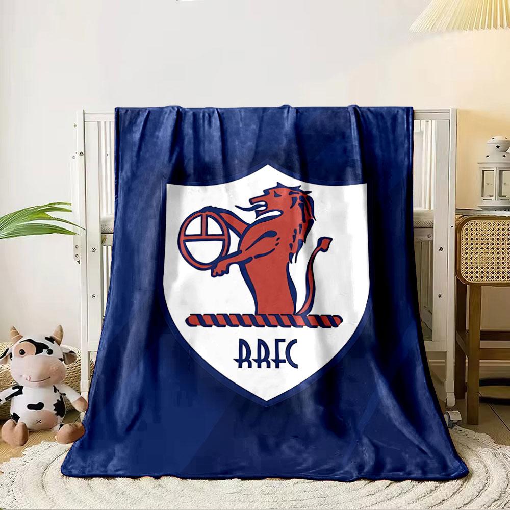 Lion with Shield Emblem Blanket for all seasons blanket lunch break throw gift