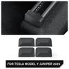 Для Tesla Y Launch Juniper 2025 Защитная накладка на направляющие сидений, ролик, заглушка против ударов, противоударные аксессуары