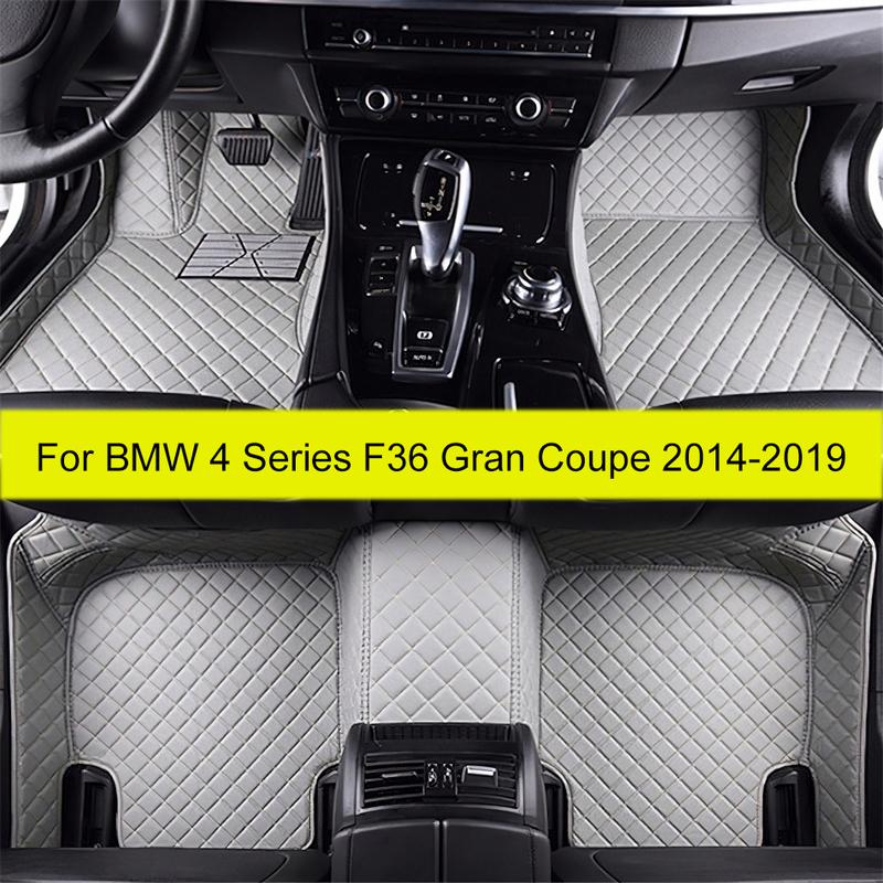 Автомобильные коврики для BMW 4 серии F36 Gran Coupe 428i 435i Четыре двери 2014 2015 2016 2017 2018 Аксессуары для интерьера