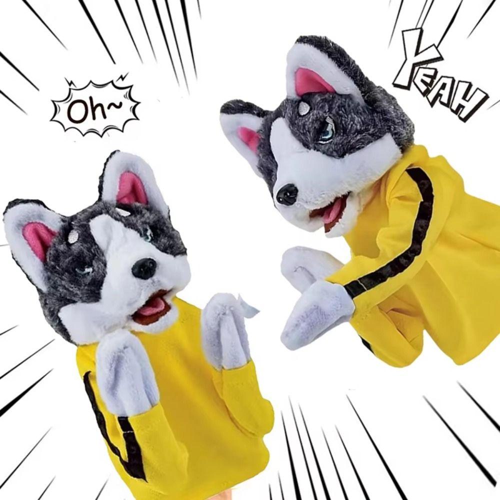 Funny Sound Boxer Hand Puppet With Sound Interactive Hand Puppet Finger Battle Toy  Kids Party