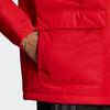 Adidas Bsc St In HJ Повседневная теплая хлопковая куртка с капюшоном зимние мужские куртки красные H65765