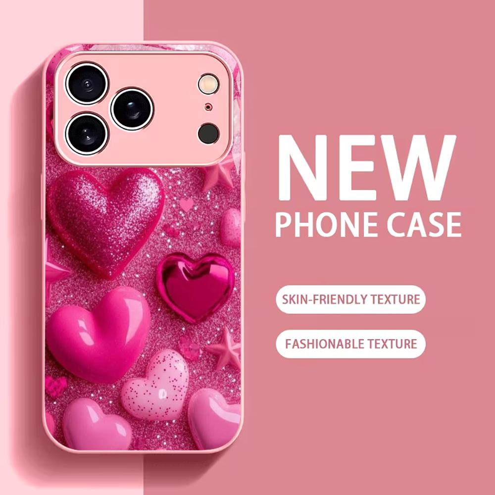 Красочный гальванизированный стеклянный чехол для телефона iPhone 17 16 15 14 13 12 11 Pro Max Plus 16E 17Air