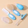 6PCS/Set Baby Health Care Kit Kids Hair Comb Nasal Aspirator Nail Clipper Teether Toothbrush Health Care Baby Accessories