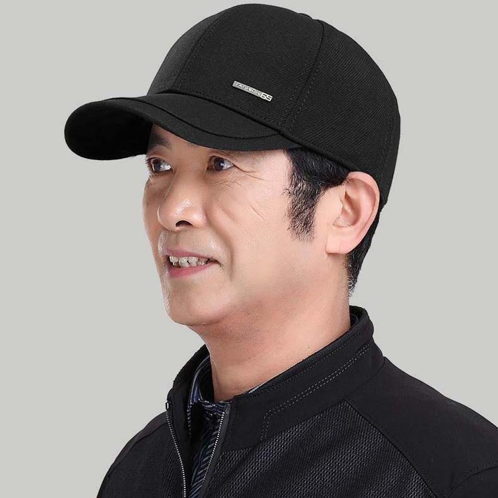 Korean Style Men Peaked Hat Sunscreen Simple Sunshade Casquette Solid Color Baseball Cap Daily