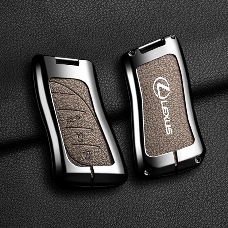 Vintage Leather Car Key Case Fob Cover For Lexus RX 300 330 350 400h ES GS RX LX GS GX NX Is 250 200 LX470 570 GX460 470 CT200h AEO1