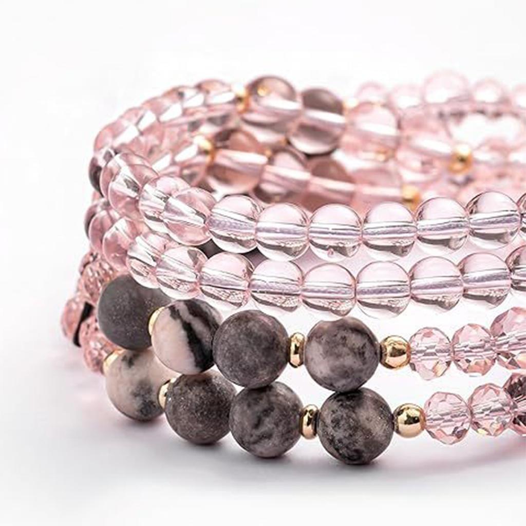 Ожерелье из бисера и шнурка для ключей и держателя карт, ожерелье из натурального камня для женщин, держатель для очков, шнурок