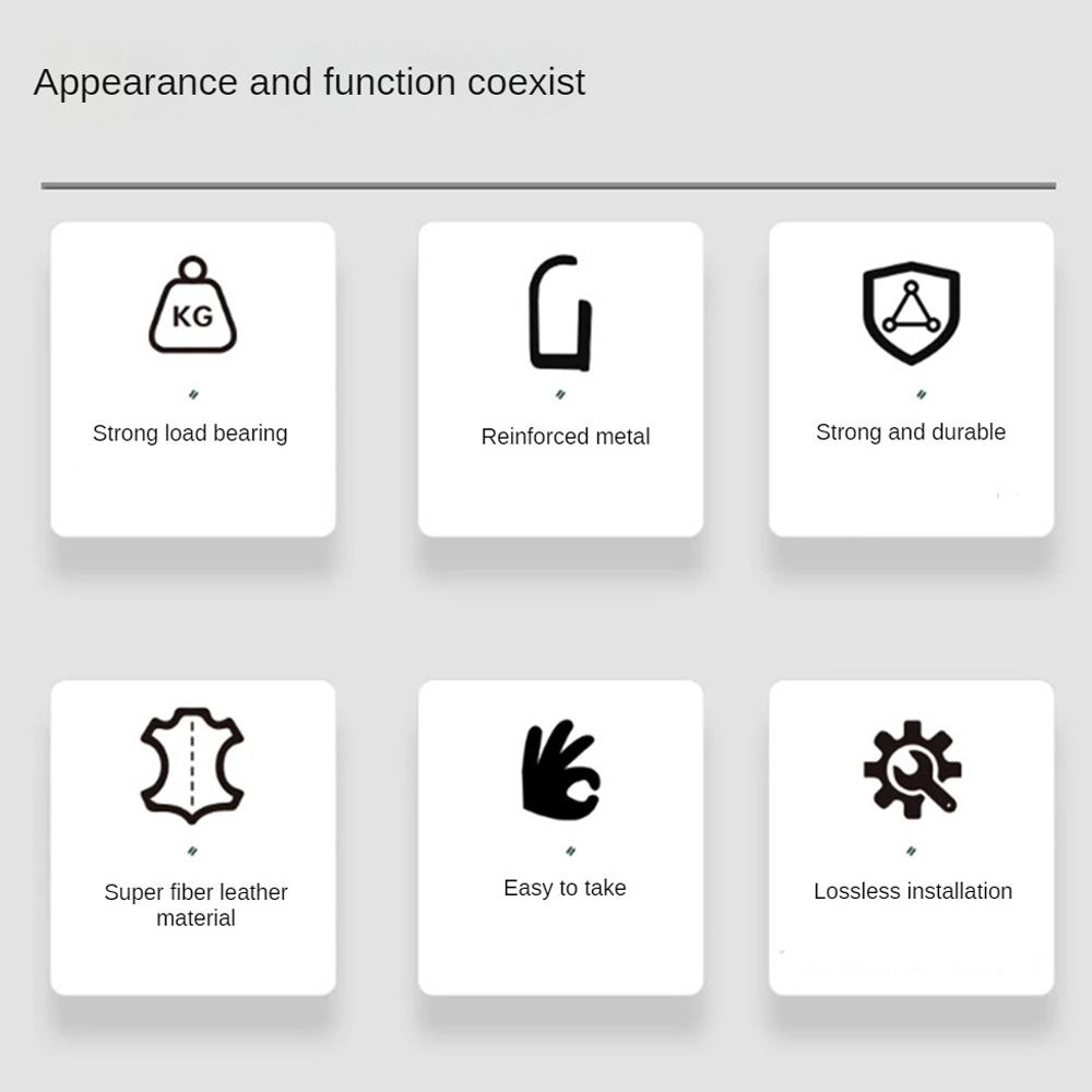 Car Hook Car Hanging Items Multifunction Car Organizer Reinforced Metal Automotive Interior Supplies Car Seat Back Hook Hook Up