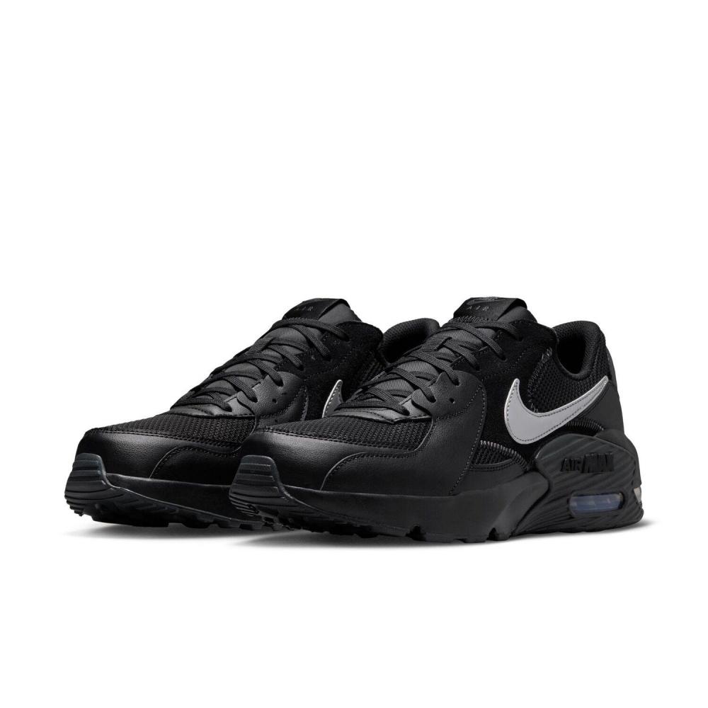 Nike Мужские S Air Max Exceed 009 Черный M Серебристый Mfz5486