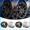 4Pcs 60mm Car Wheel Center Hub Caps Badge Accessories For Tesla Model 3 Model S Model X Model Y Roadster Performance Decor
