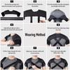 Double Shoulder Brace Sports Shoulder Support Belt Adjustable Shoulder Strap Cross Compression Bandage for Back Pain Relief