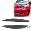 2 Pcs Headlight Eyebrow Front Left Right Light Eyelid Trim Cover for 1 Series E81 E82 E87 E88 2006 to 2013