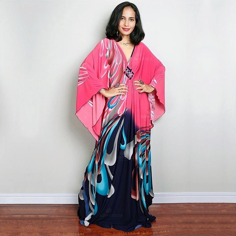 2022 накидки с принтом, сексуальное летнее пляжное платье с глубоким v-образным вырезом, туника, кафтан, женская пляжная одежда, купальник, халат De Plage Q1289