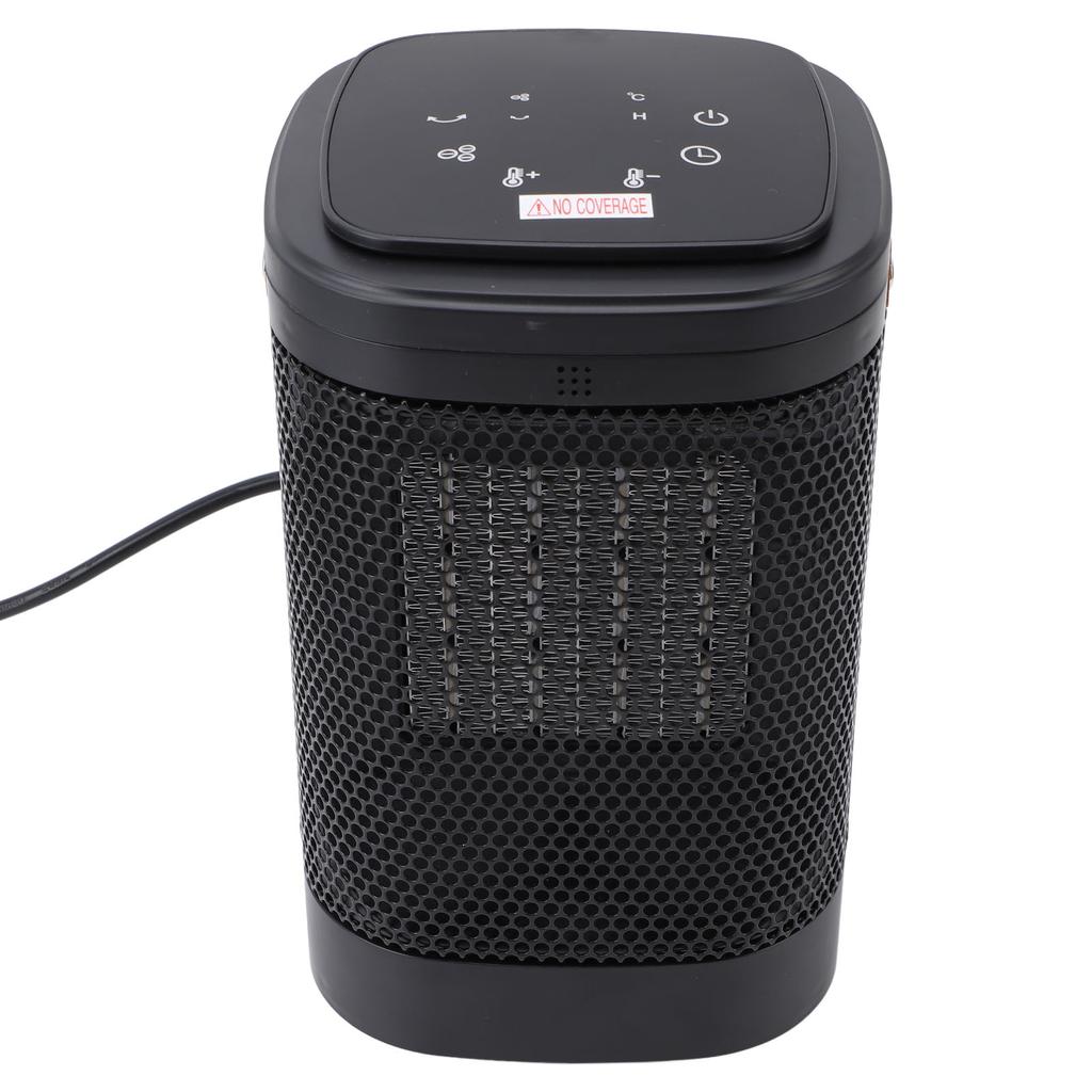 Настольный обогреватель 1500 Вт 5 с Быстрый нагрев 70° Осциллирующий 1-12-часовой таймер Дистанционное управление Предотвращение опрокидывания Спа