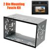 For 2Din Car DVD Radio Player 2Din Fittings Kit Auto Panel Audio Dash Mount Kit Box Universal Radio Head Unit Installation Frame