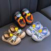 Детские тапочки летние для девочек и мальчиков нескользящие мягкие тапочки с рисунком для малышей