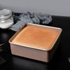 Квадратная форма для выпечки хлеба с антипригарным покрытием из углеродистой стали, форма для выпечки своими руками, для тостов, золотистый противень, формы для кухни, инструменты для выпечки кондитерских изделий