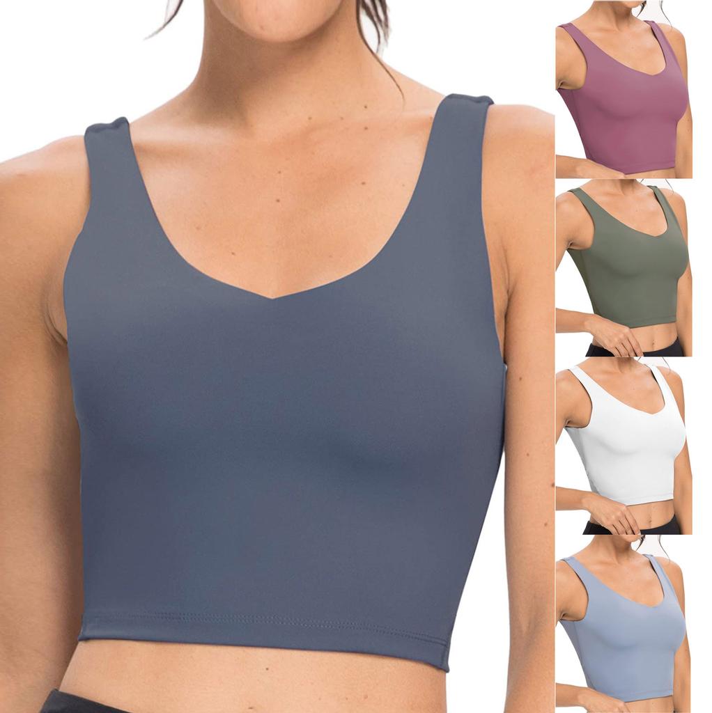 Модный женский безрукавный жилет, женские короткие майки с подвижными нагрудными подушечками