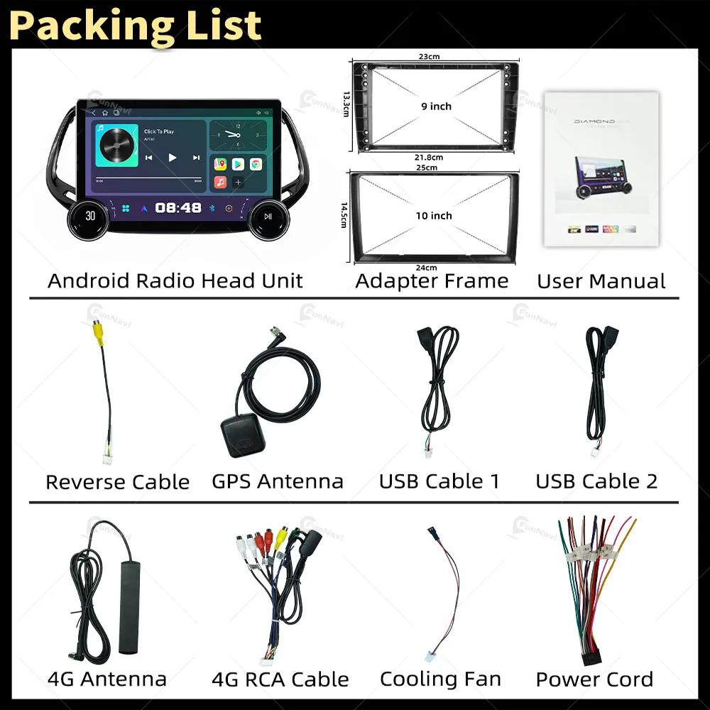 Android 2 Din Car Radio for JEEP Compass 2017 - 2020 Stereo GPS Navigation Multimedia Player Autoradio Audio Auto Head Unit WIFI