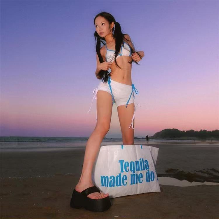 Сексуальное бикини-стринги в азиатском стиле, раздельный купальник-тройка