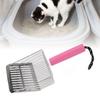 Cat Litter Scoop Detachable Handle Cat Litter Shovel Easy To Clean Stainless Steel Poop Scooper for Litter Box