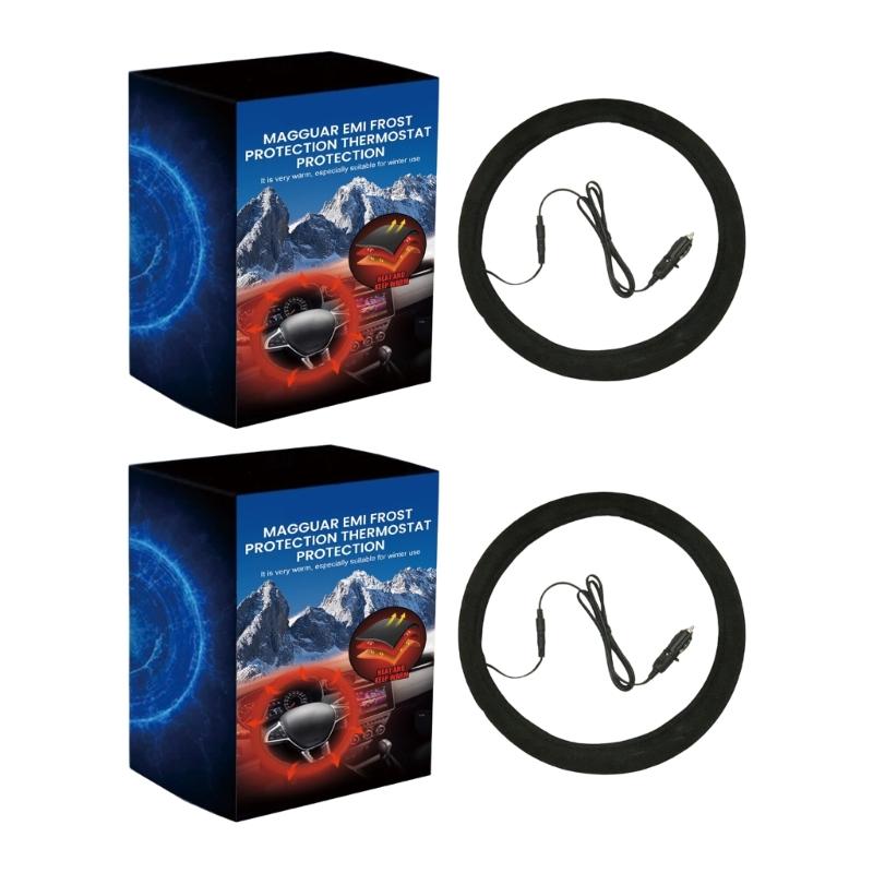 User Friendly Car Heating Steering Wheel Cover Modifiable Temperature for Car