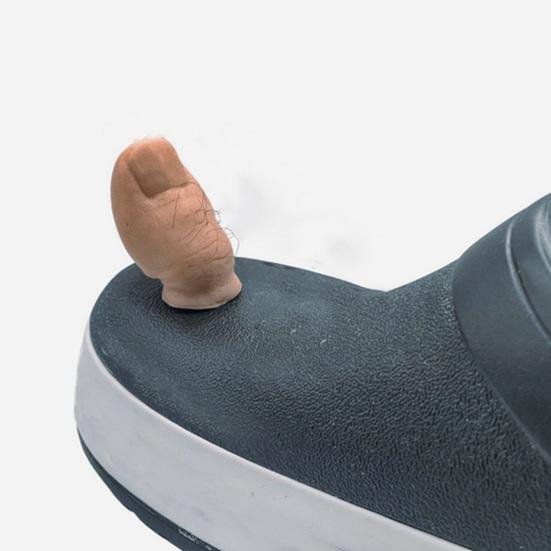 1/2/4 шт., подвески для обуви, сабо из крокодила, аксессуар, реалистичная форма большого пальца, пляжные тапочки, украшение, булавки для обуви, пряжка для обуви, сделай сам, функциональная, грязеотталкивающая, держится