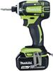 TD149DRFXL Аккумуляторный ударный шуруповерт 18В, цвет лайм, 3.0 Ач,