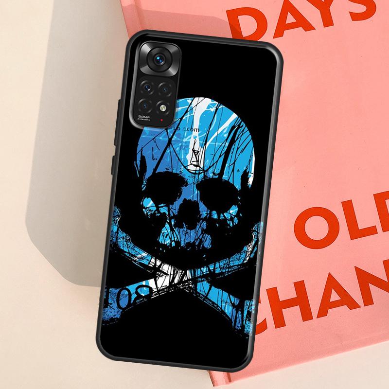 Чехол 'Пиратский Череп' Для Redmi Note 12 11 Pro Чехол Для Redmi Note 10 9 8 Pro 9S 10S 11S 12S 9C 10C 12C