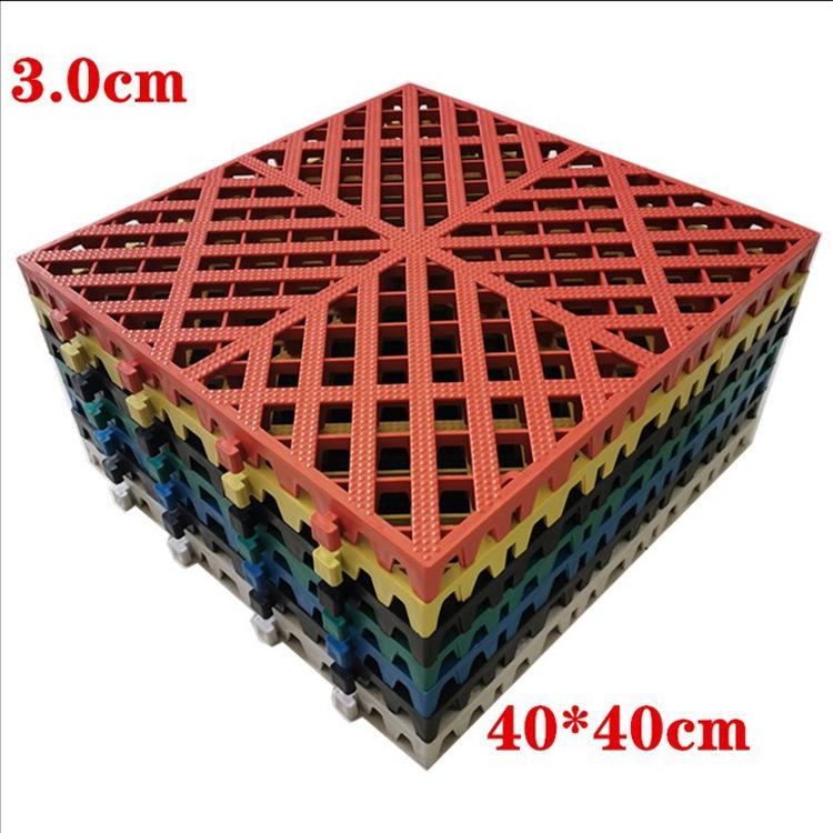 Сверхтолстая 3 см противоскользящая решетка для автомойки с дренажом