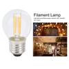 6 шт. G45 E27 светодиодные лампочки прозрачные с регулируемой яркостью накаливания для люстр настольных ламп теплый свет 4 Вт